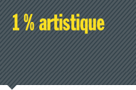 (1 % artistique, France)