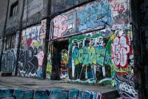 Graffitis (Collectif d'artistes "les frigos")